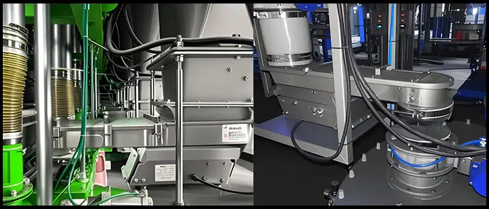 vibrating feeder applied in lithium battery production line high-precision feeding for lithium carbonate graphite powder