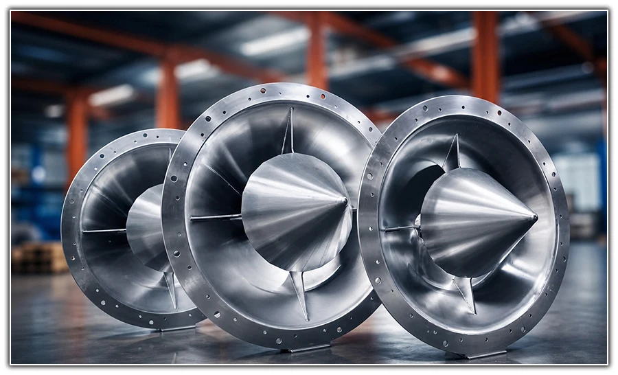 Stainless steel bin activator units with precision welded internal cones