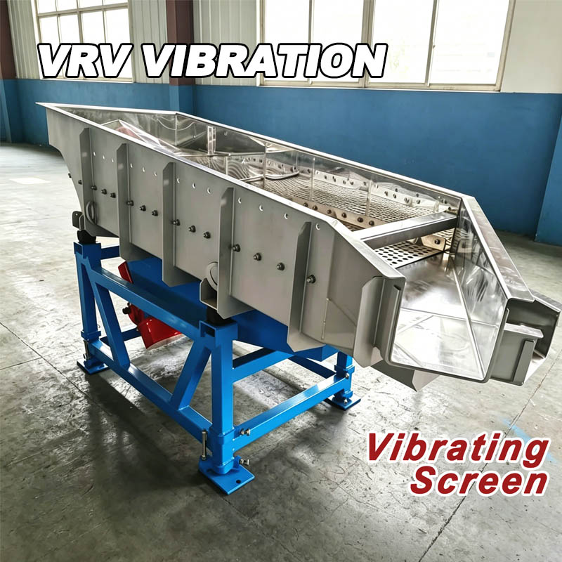 Crible vibrant linéaire pour le tri et le calibrage de matériaux en vrac | Machine de tamisage vibrant industrielle